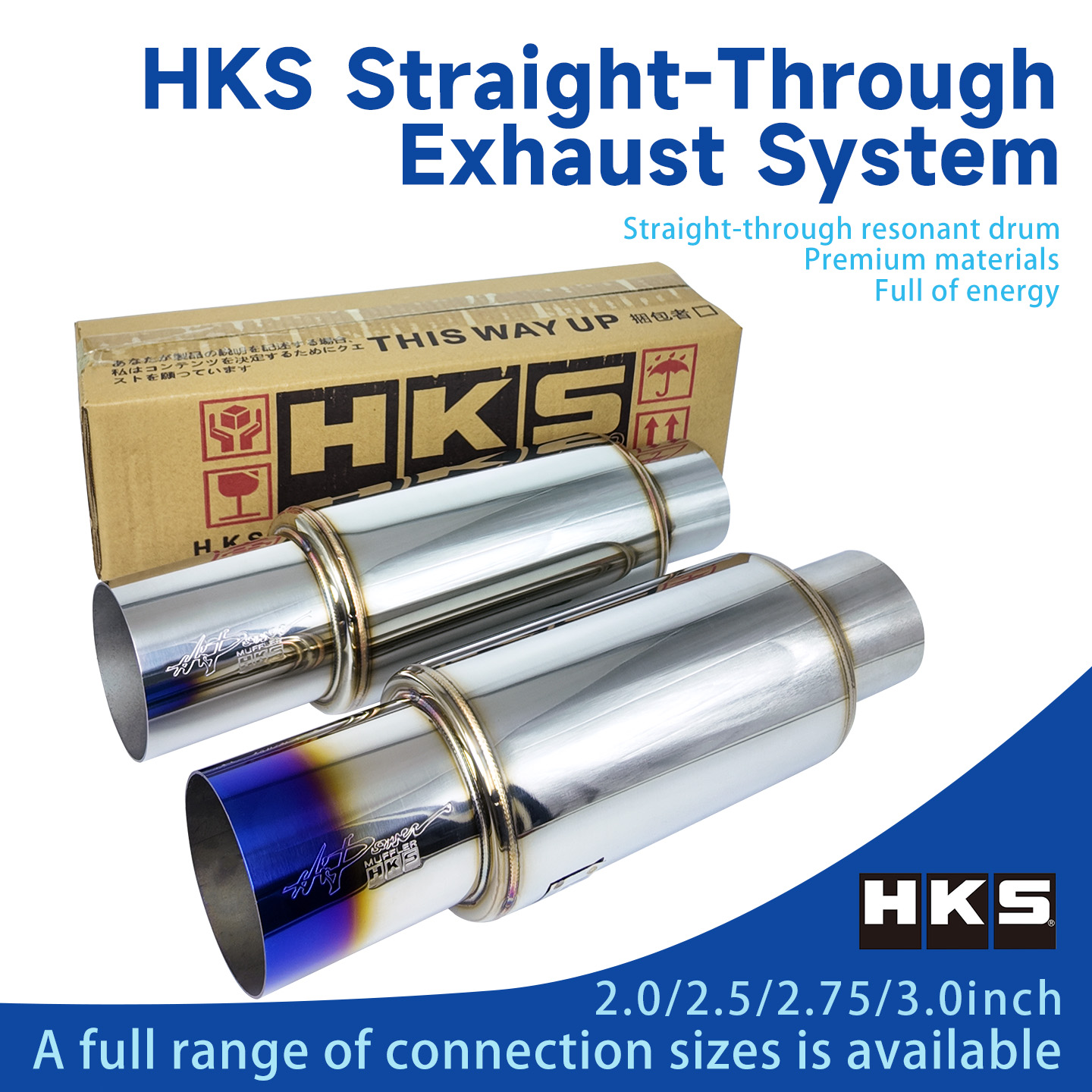 Musical Instrument Pipe - HKS 51 63 70 76-89mm 스테인리스