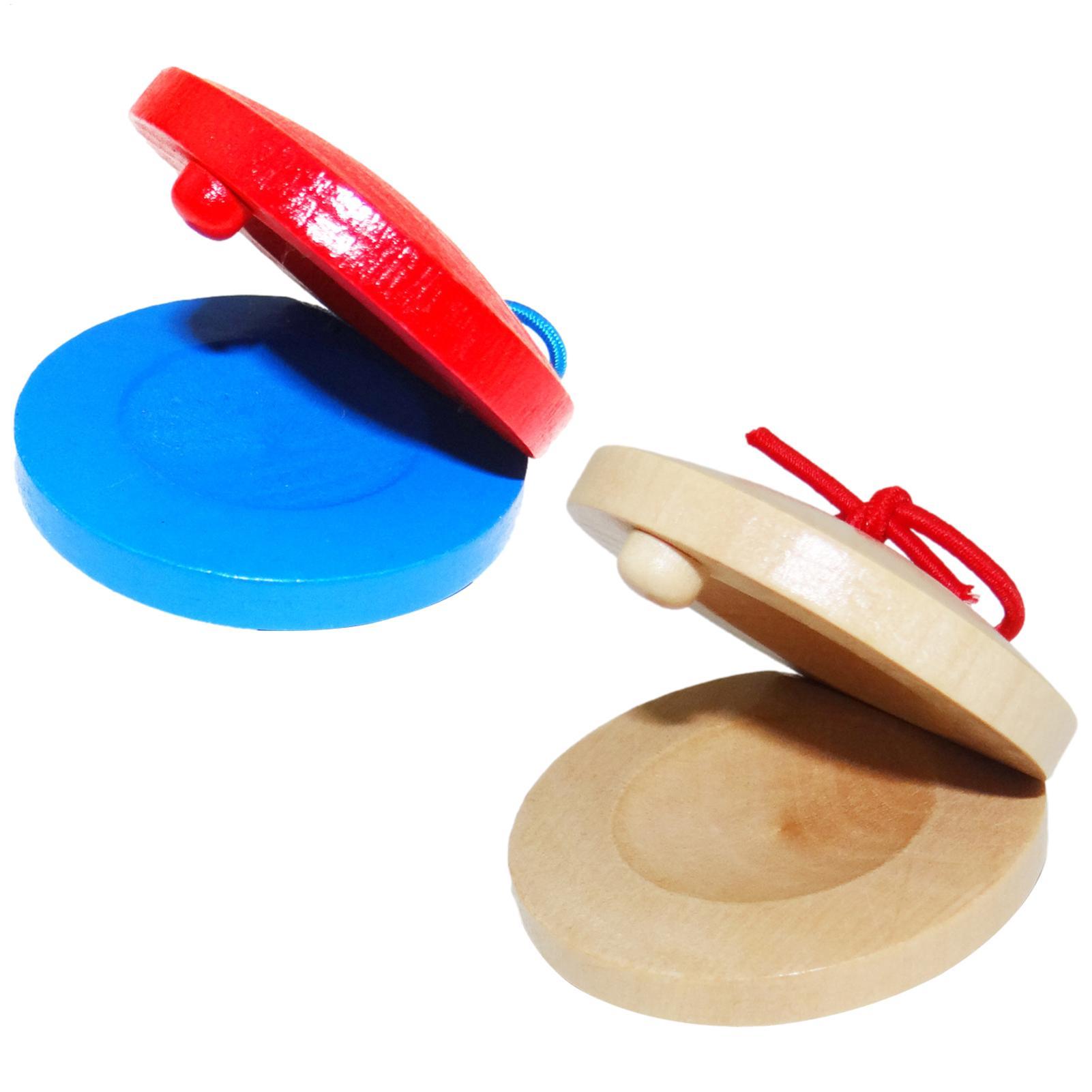Musical Instrument Game - 나무 캐스터네츠 어린이 악기 내구성 있는