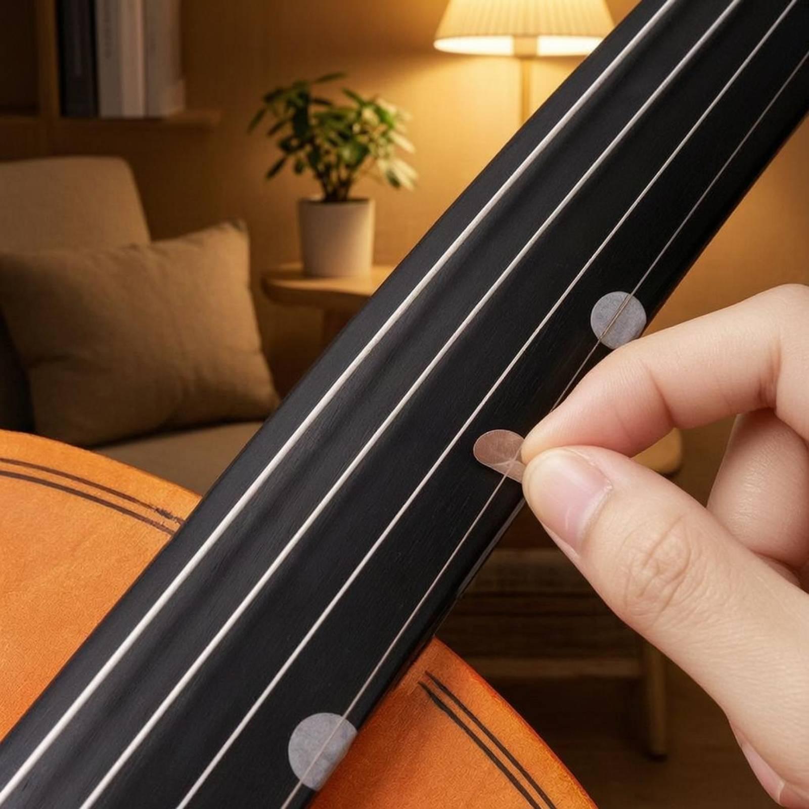Musical Instrument Cello - 악기 학습 연습용 도트 테이프 지판