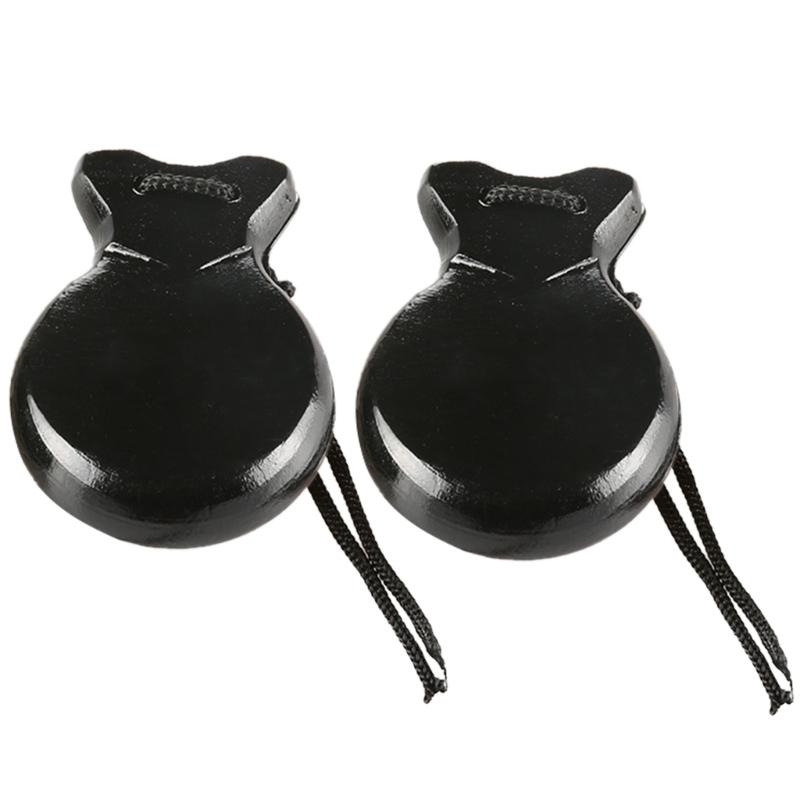 Castanet Flamenco - 2Pcs 전통 캐스터네츠 나무 스페인 캐스터네츠