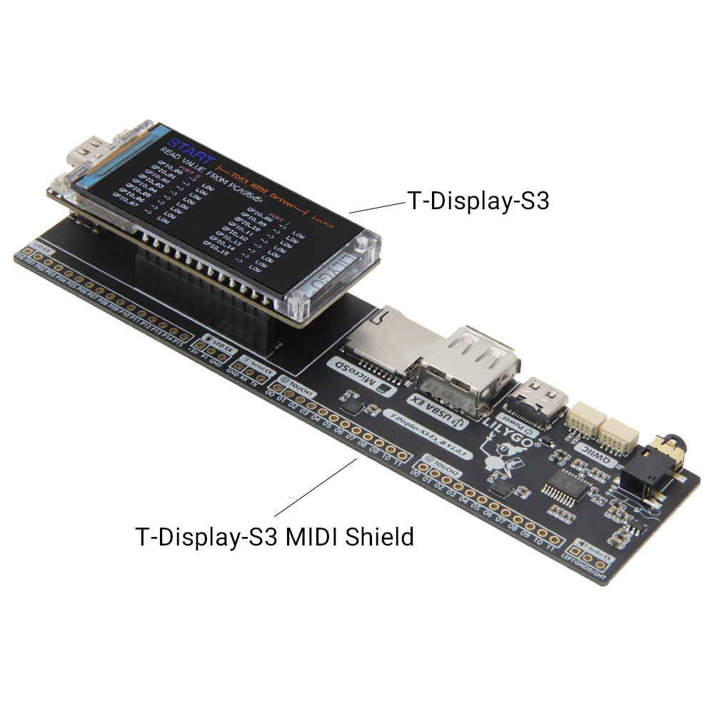 T-Display-S3 MIDI 쉴드 개발 보드 전자  - Musical Instrument Digital Interface (Midi) 리뷰 및 가격