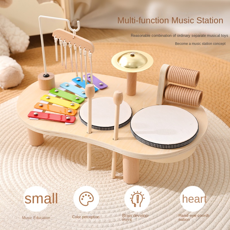 LazyChild 어린이 교육 장난감 나무 뮤직 박스  - Musical Instrument Game 리뷰 및 가격