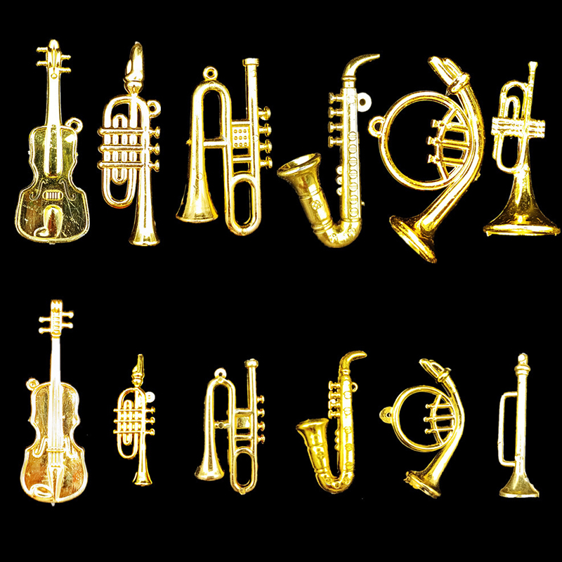 5/10/20PCS 다양한 스타일 골드 컬러 미니 악기 - Musical Instrument Cello 리뷰 및 가격