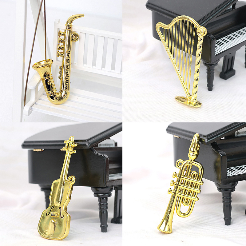 5/10/20PCS 다양한 스타일 골드 컬러 미니 악기 - Musical Instrument Cello 리뷰 및 가격