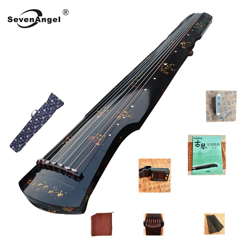 하이 퀄리티 중국 Guqin 새로운 스타일 리라 7 현 - Musical Instrument Videos 리뷰 및 가격