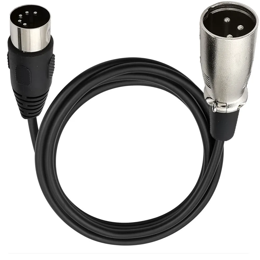 MIDI-XLR 어댑터 케이블 DIN 5핀-XLR 3핀 - Musical Instrument Videos 리뷰 및 가격
