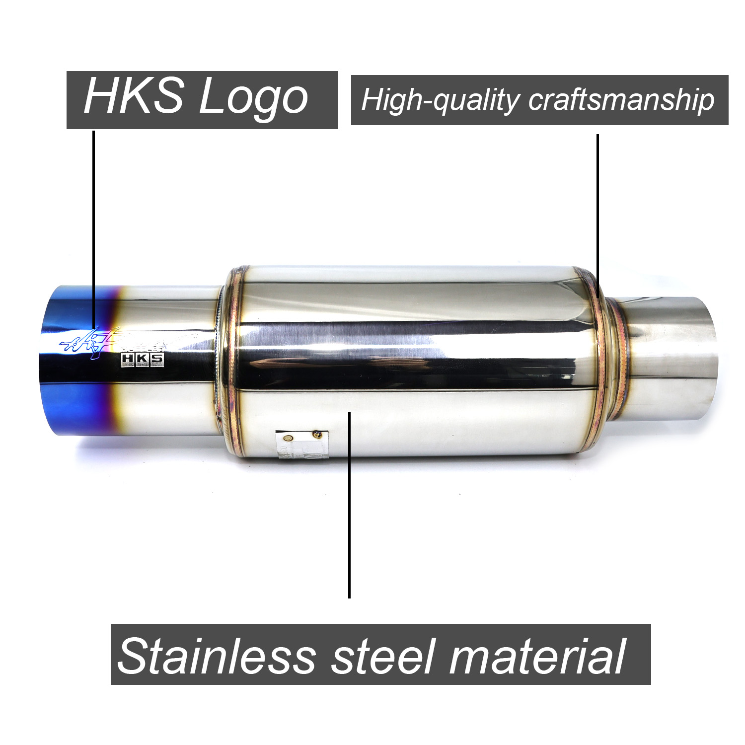 HKS 아울렛 101mm/4인치 머플러 테일 자동차 개 - Musical Instrument Pipe 리뷰 및 가격
