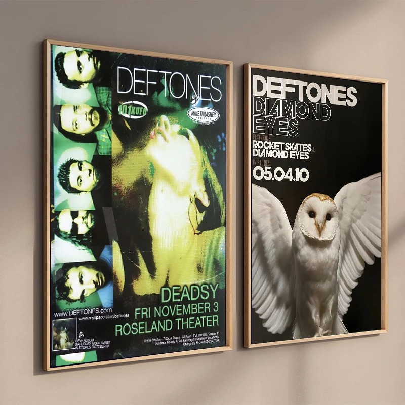 레트로 밴드 Deftones 포스터 미학 클래식 음악  - Musical Instrument Painting 리뷰 및 가격