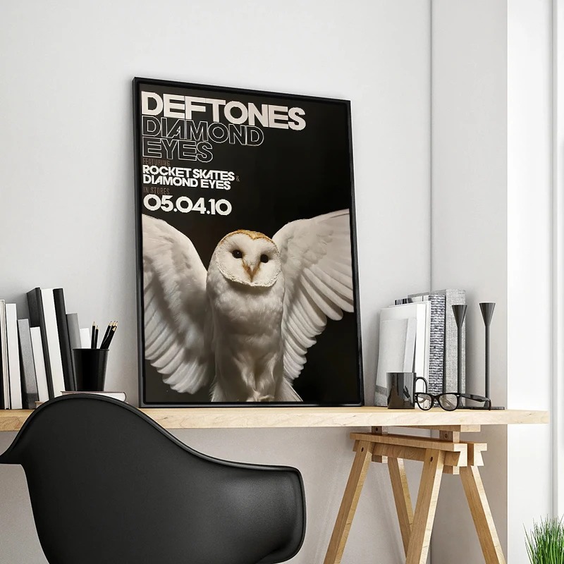레트로 밴드 Deftones 포스터 미학 클래식 음악  - Musical Instrument Painting 리뷰 및 가격