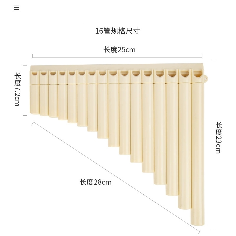 고품질 16/18 파이프 팬플루트 C키 ABS 플라스틱 - Musical Instrument Pipe 리뷰 및 가격