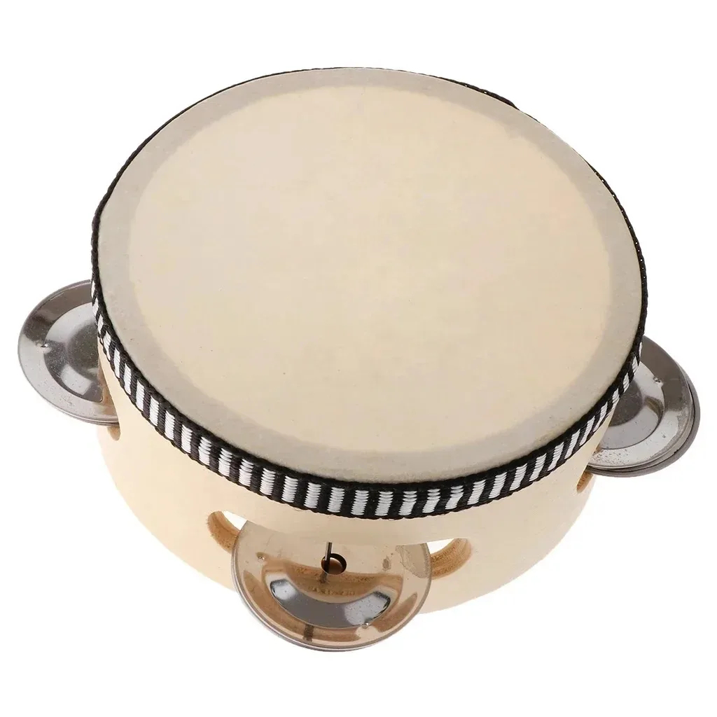 6인치 휴대용 드럼 탬버린 드럼 금속 징글 타악기 KT - Musical Instrument Tambourine 리뷰 및 가격