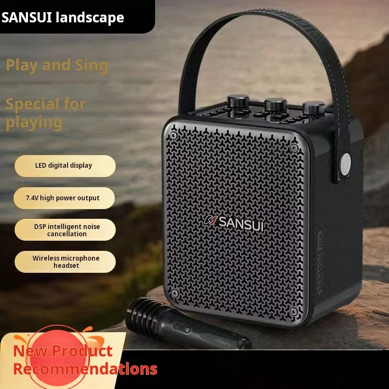 SANSUI T81 휴대용 무선 블루투스 스피커 60W - Musical Instrument Videos 리뷰 및 가격